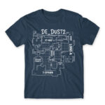 Dust 2 blueprint Denim Men's T-shirt