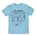 Dust 2 blueprint Sky Blue Men's T-shirt