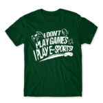 E-sport Gamer Bottle Green Men's Tee for Streamer, Work
