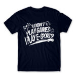 E-sport Gamer Navy Men's Tee for Streamer, Work