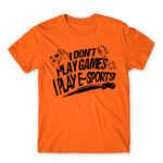 E-sport Gamer Orange Men's T-shirt for Streamer, Work