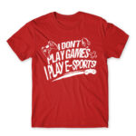 E-sport Gamer Red Men's T-shirt for Streamer, Work