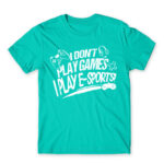E-sport Gamer Turquoise Men's Tee for Streamer, Work