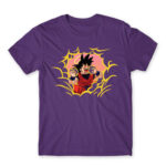 Eat like Goku Dark Purple Men's Tee for Anime, Dragon Ball