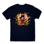 Eat like Goku Navy Men's T-shirt for Anime, Dragon Ball