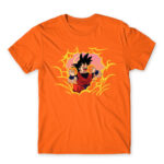 Eat like Goku Orange Men's Tee for Anime, Dragon Ball