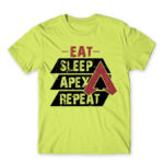 Eat, Sleep, Apex, Repeat Apple Green Men's T-shirt