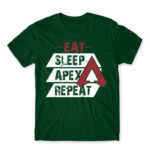 Eat, Sleep, Apex, Repeat Bottle Green Men's T-shirt