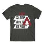 Eat, Sleep, Apex, Repeat Dark Grey Men's T-shirt