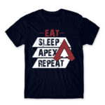 Eat, Sleep, Apex, Repeat Navy Men's Tee