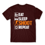 Eat, sleep, CSGO, repeat Burgundy Men's Tee