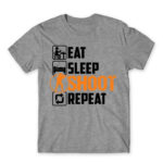 Eat, sleep, CSGO, repeat Grey Melange Men's Tee