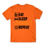 Eat, sleep, CSGO, repeat Orange Men's Tee