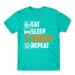 Eat, sleep, CSGO, repeat Turquoise Men's T-shirt