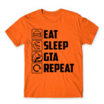 Eat, sleep, GTA, repeat Orange Men's Tee