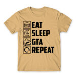 Eat, sleep, GTA, repeat Sand Men's Tee