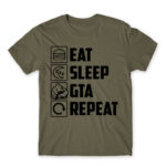 Eat, sleep, GTA, repeat Zinc Men's T-shirt