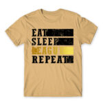 Eat, sleep, League, repeat Sand Men's Tee for Gaming, League Of Legends
