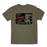 Eat Sleep LoL Repeat Zinc Men's T-shirt for Gaming, League Of Legends