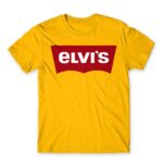 Elvi’s Gold Men's T-shirt for Brand Parody, Funny