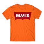 Elvi’s Orange Men's Tee for Brand Parody, Funny