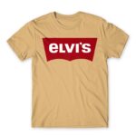 Elvi’s Sand Men's T-shirt for Brand Parody, Funny