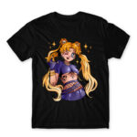 Emo Sailor moon Black Men's Tee for Anime, Sailor Moon