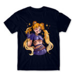 Emo Sailor moon Navy Men's Tee for Anime, Sailor Moon