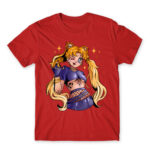 Emo Sailor moon Red Men's T-shirt for Anime, Sailor Moon