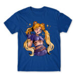 Emo Sailor moon Royal Blue Men's T-shirt for Anime, Sailor Moon
