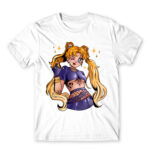 Emo Sailor moon White Men's T-shirt for Anime, Sailor Moon