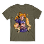 Emo Sailor moon Zinc Men's Tee for Anime, Sailor Moon