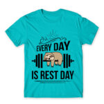 Every day is a rest day Atoll Blue Men's T-shirt for Funny, Laziness