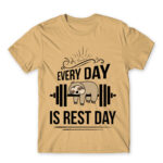Every day is a rest day Sand Men's T-shirt for Funny, Laziness