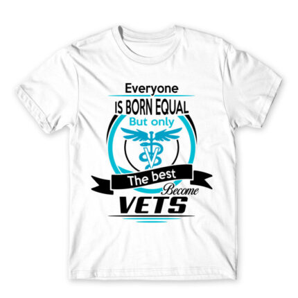 Everyone is equal – veterinarian White Men's T-shirt for Veterinary, Work