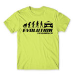 Evolution Apple Green Men's T-shirt for Taxi Driver, Work
