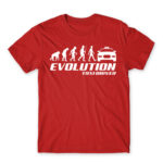 Evolution Red Men's T-shirt for Taxi Driver, Work