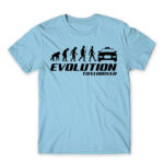 Evolution Sky Blue Men's Tee for Taxi Driver, Work