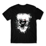 Eyepatch Ghoul Black Men's T-shirt for Anime, Tokyo Ghoul