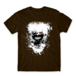 Eyepatch Ghoul Chocolate Men's Tee for Anime, Tokyo Ghoul