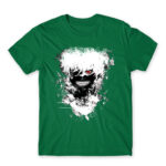 Eyepatch Ghoul Kelly Green Men's Tee for Anime, Tokyo Ghoul