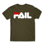 Fail Army Men's T-shirt for Brand Parody, Funny