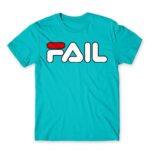 Fail Atoll Blue Men's Tee for Brand Parody, Funny