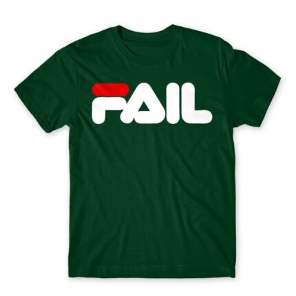 Fail Bottle Green Men's T-shirt for Brand Parody, Funny