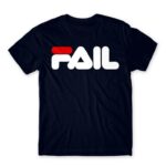 Fail Navy Men's T-shirt for Brand Parody, Funny