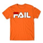 Fail Orange Men's Tee for Brand Parody, Funny