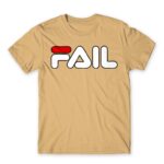 Fail Sand Men's Tee for Brand Parody, Funny