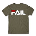 Fail Zinc Men's T-shirt for Brand Parody, Funny