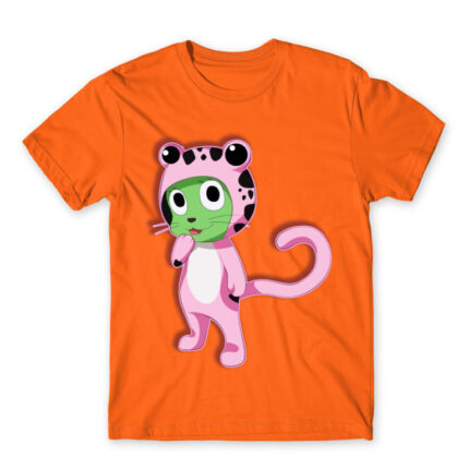 Fairy Tail – Frosch Orange Men's Tee for Anime, Fairy Tail