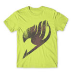 Fairy Tail Tattoo Grey Apple Green Men's T-shirt for Anime, Fairy Tail